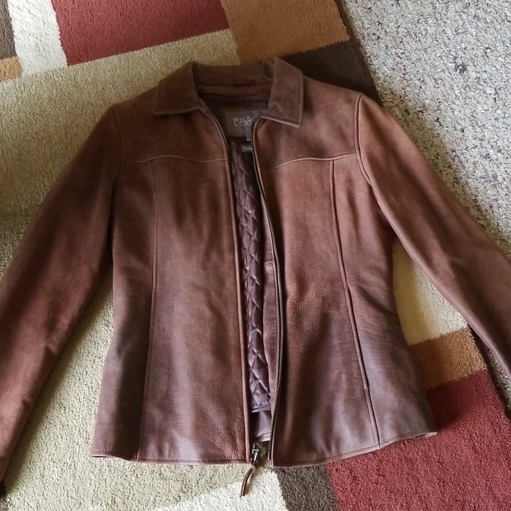 Leather jacket